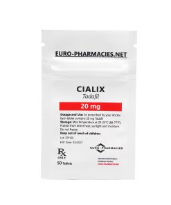 Cialix (Tadafil) - 20mg/tab -50 tab/bag USA