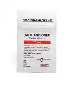 Methandionex 10 (Dianabol) - 10mg/tab - 100 tab/bag