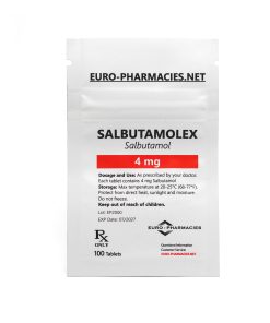 Salbutamolex (Salbutamol) - 4mg/tab -100 tab/bag