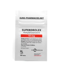 Superdrolex (Methyldrostanolone) - 10mg/tab -100 tab/bag