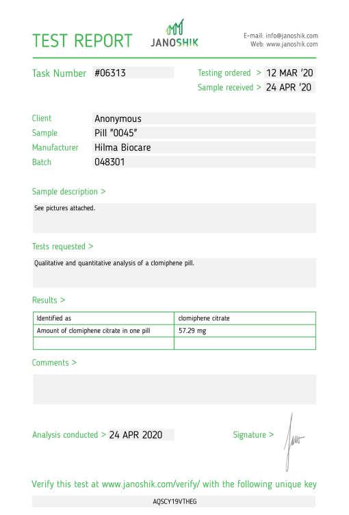 Clomiphene Citrate (USA) - Image 2