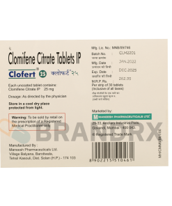 Alternative view of Clofert 25 mg