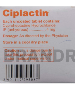 Alternative view of Ciplactin 4 mg