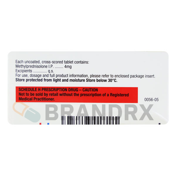 Alternative view of Medrol 4 mg