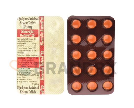 Nicardia Retard 20 mg